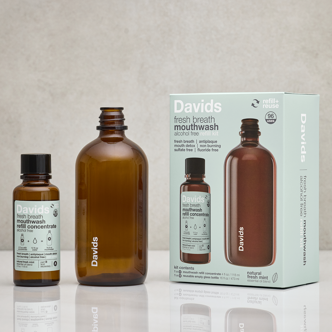 Hydroxi™ Fresh Mint Mouthwash Kit