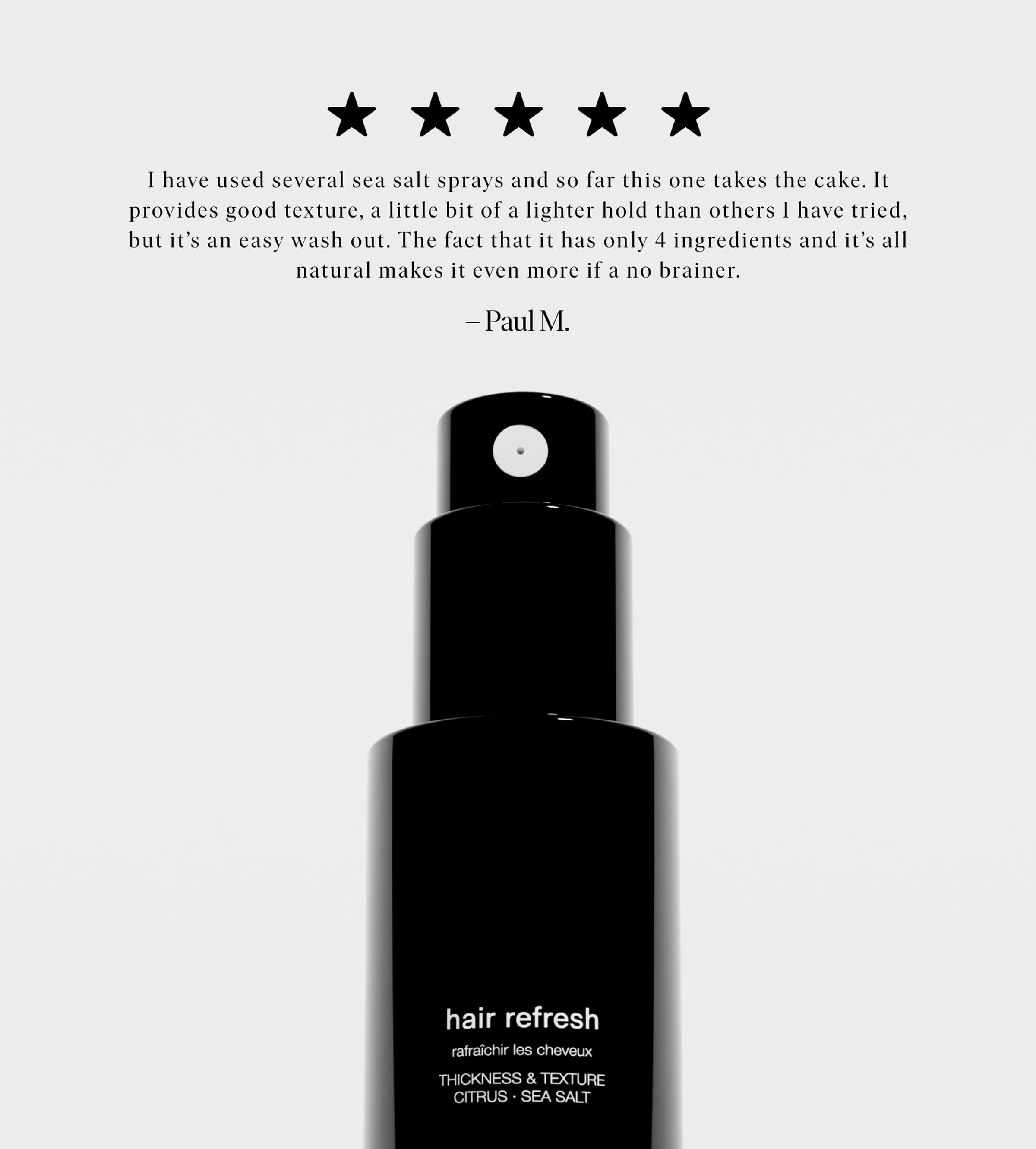 Hair Refresh Sea Salt Spray