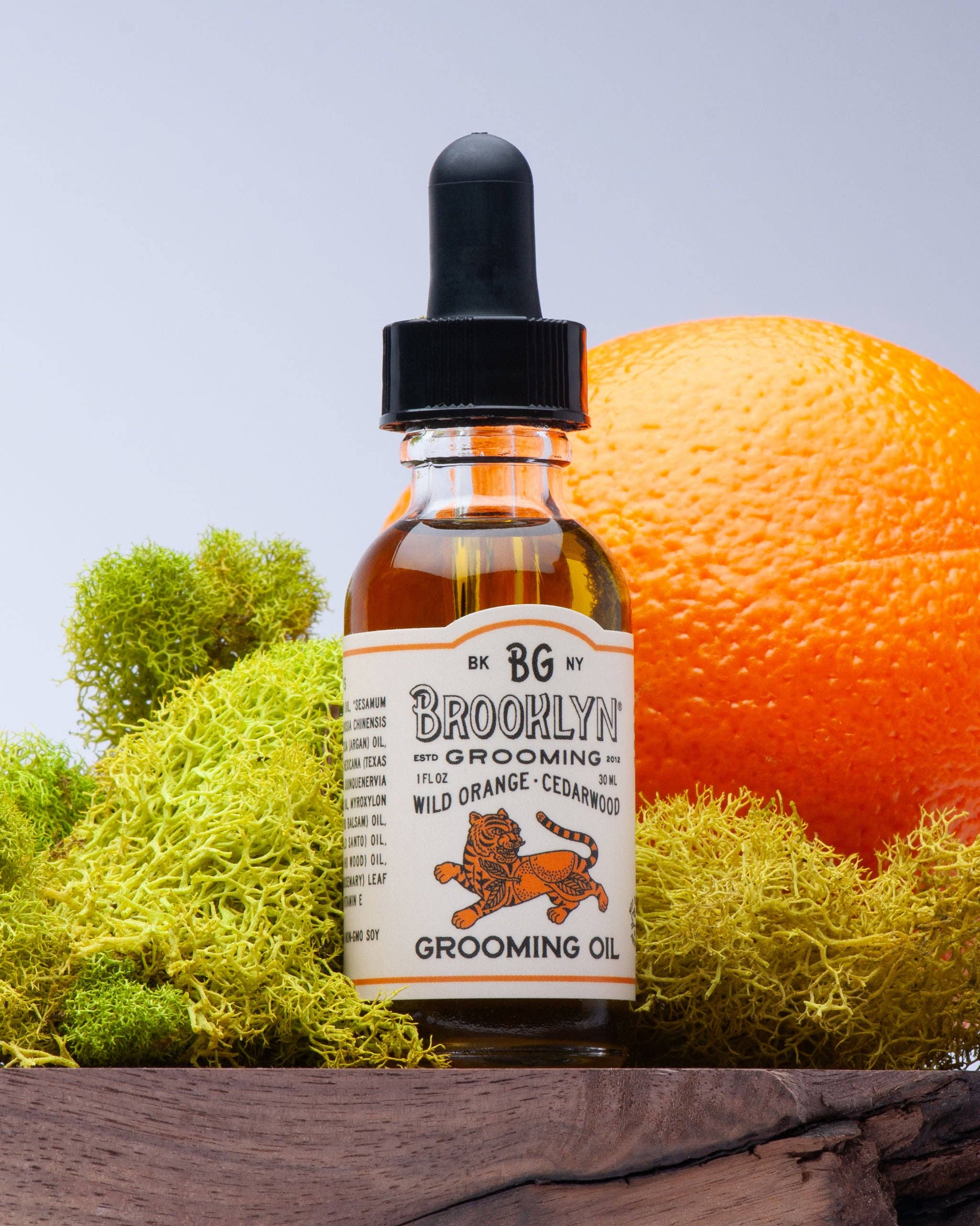 Brooklyn Grooming Wild Orange & Cedarwood Grooming Oil | Clyve Supply