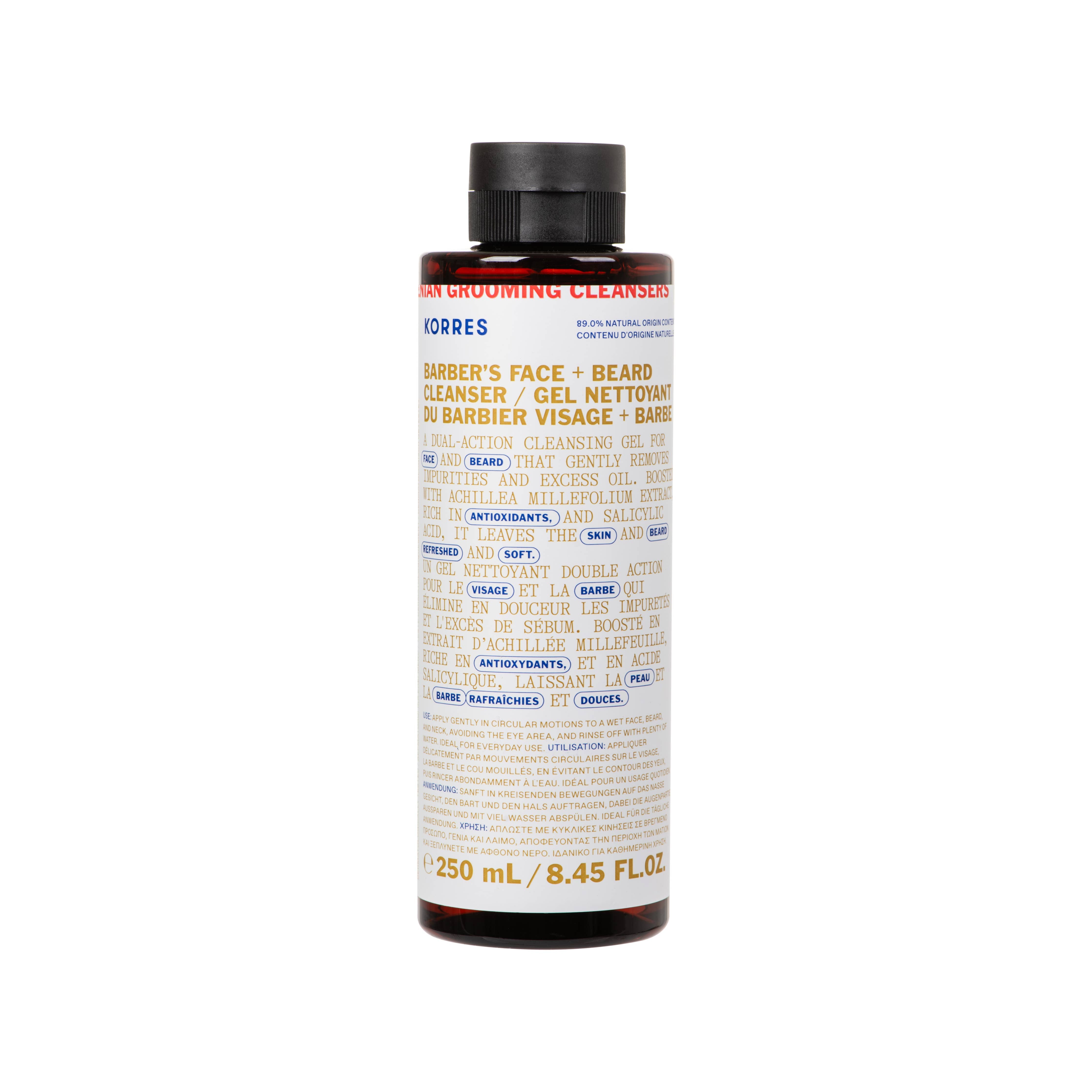 Barber's Face + Beard Cleanser
