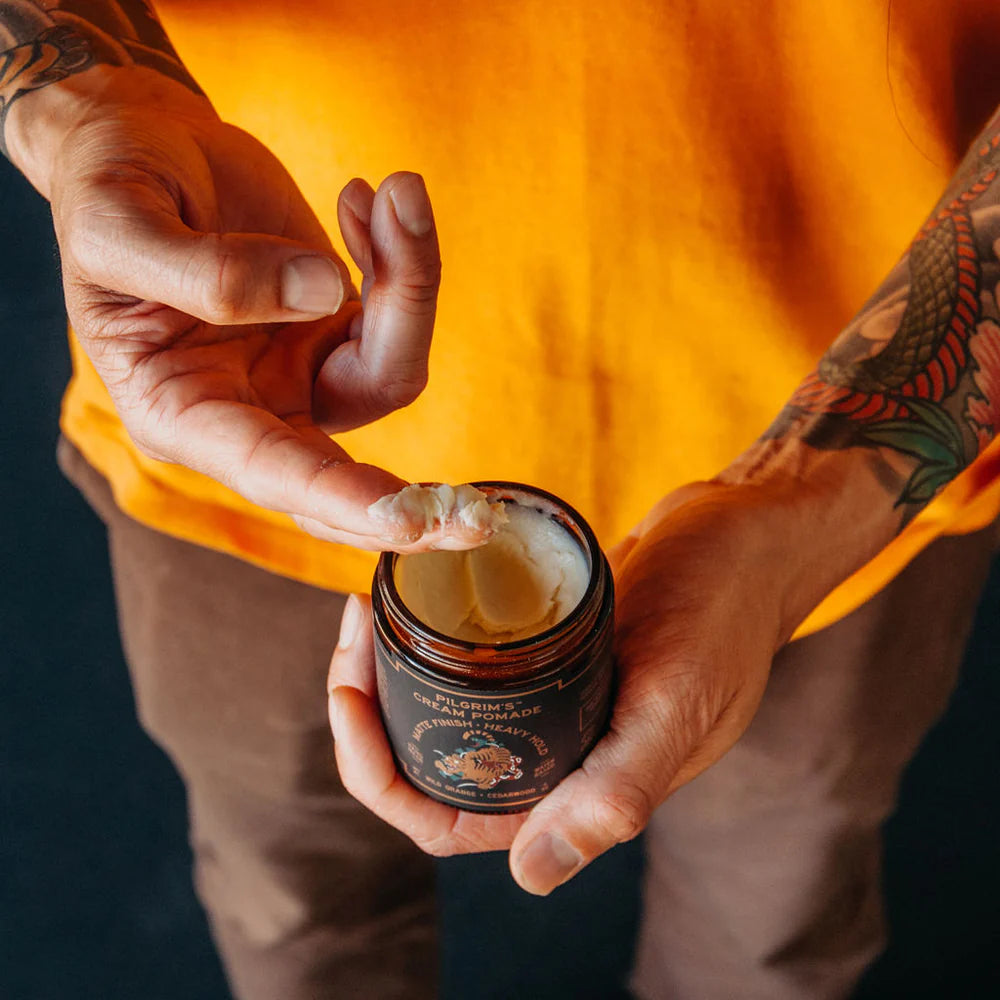 Wild Orange and Cedarwood Cream Pomade