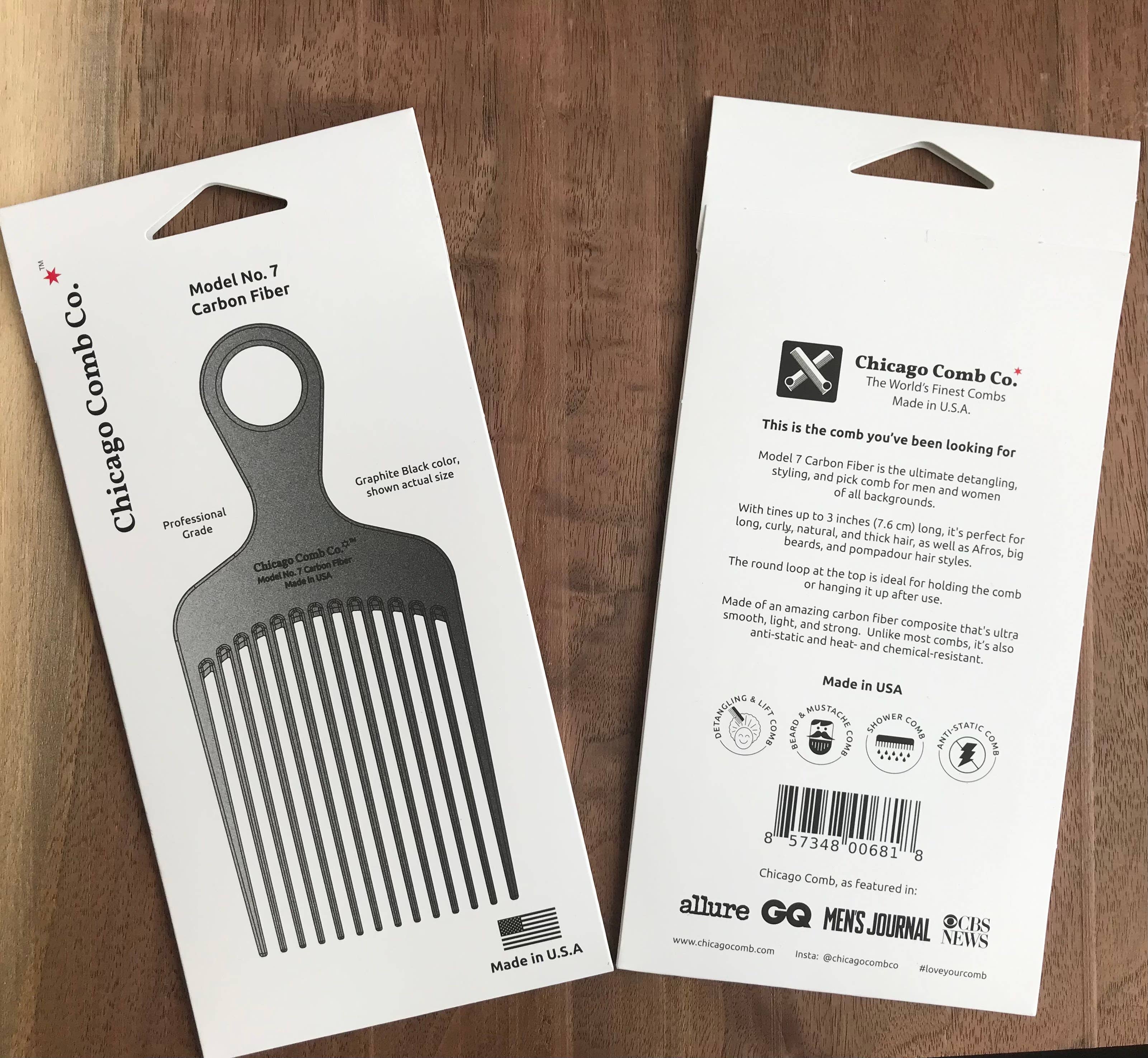 Model No. 7 Pick Comb