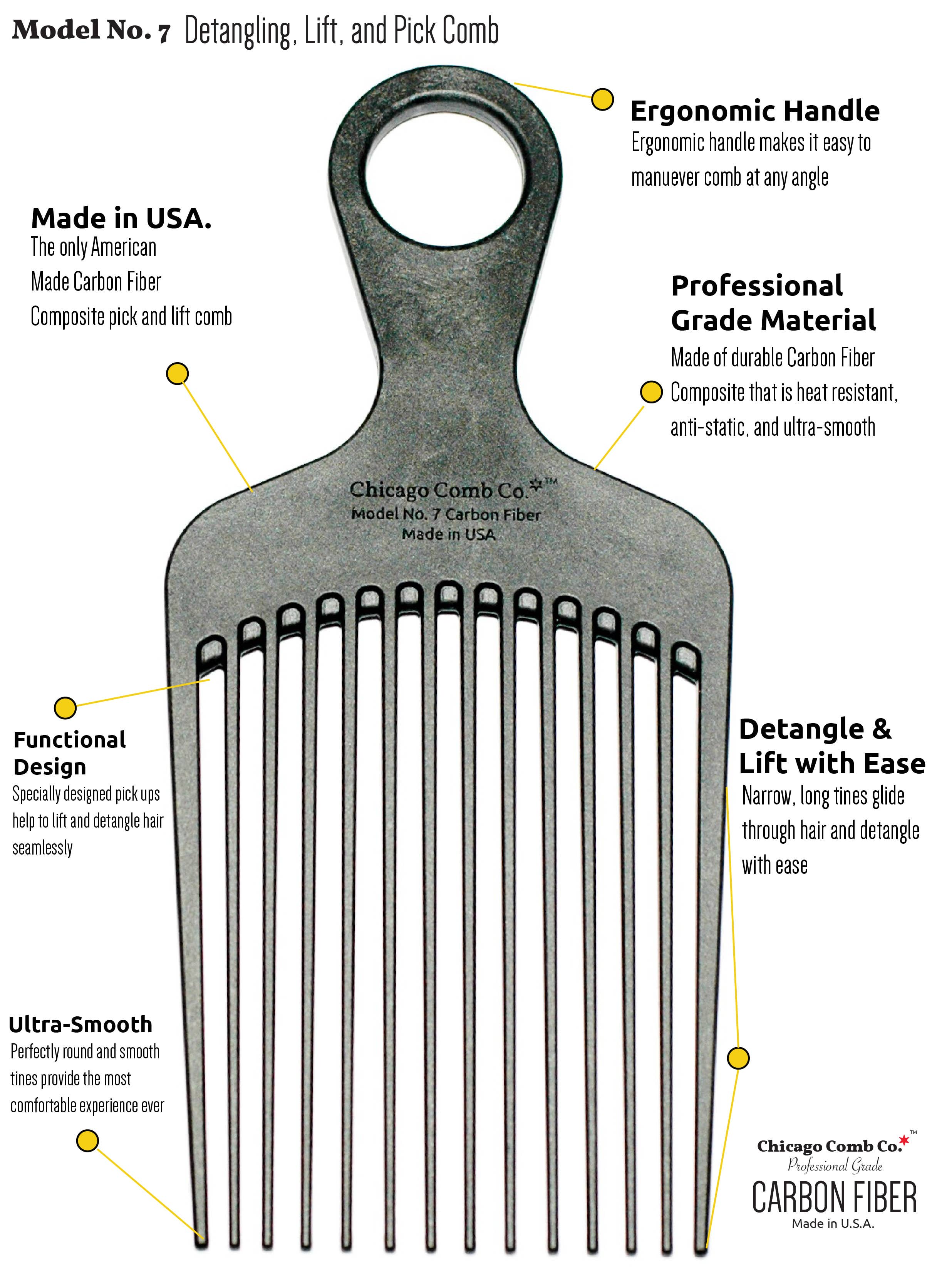 Model No. 7 Pick Comb