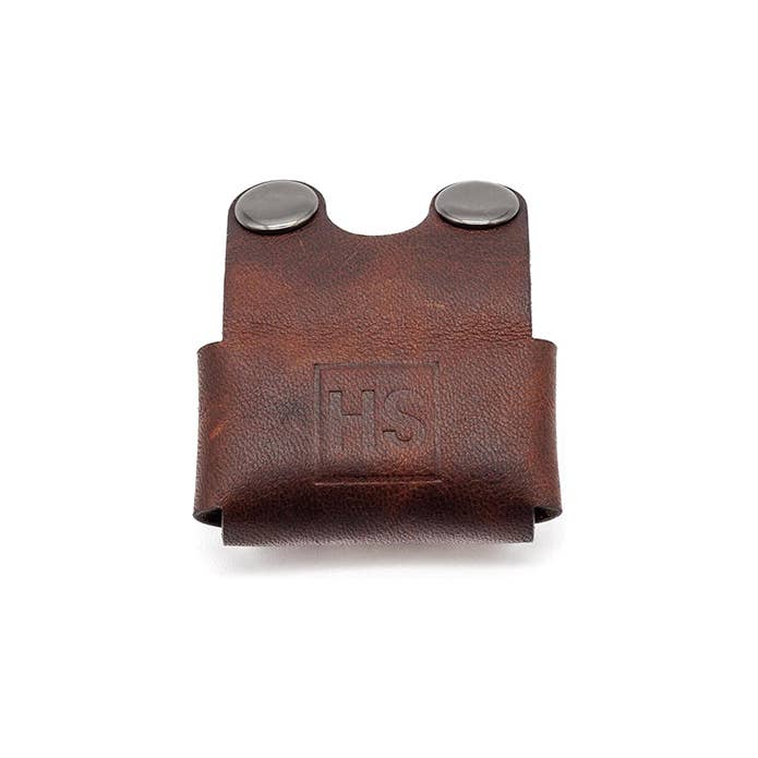 Brown Leather Razor Cover